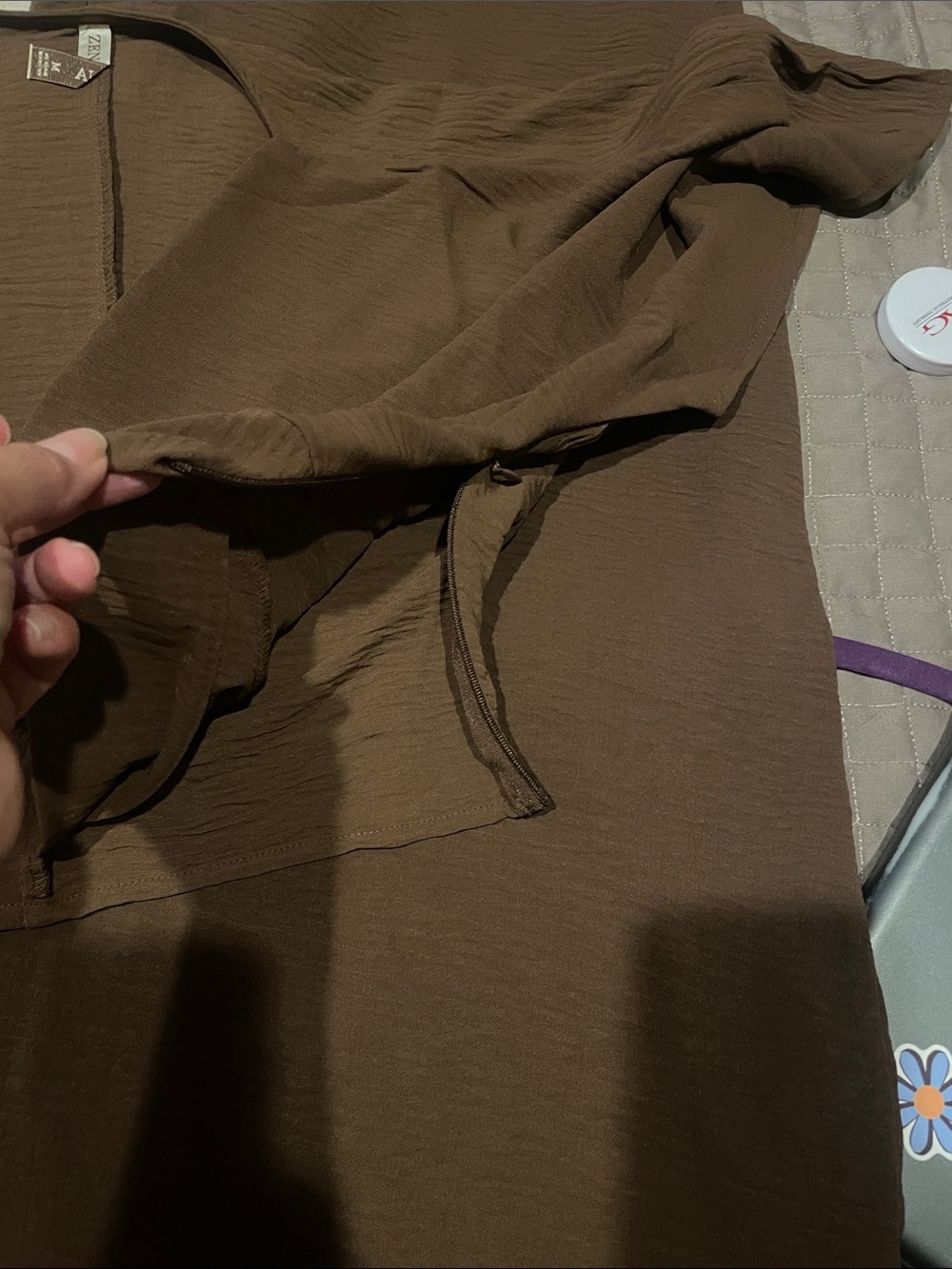 2 piece Wide Leg Brown Women’s Set - Picture 6 of 9